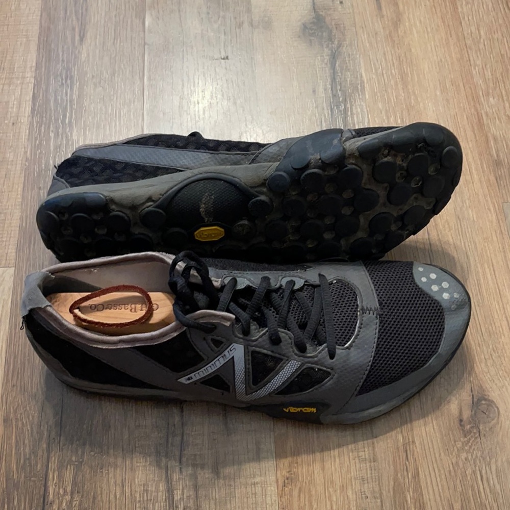 New Balance “Minimus Vibram” running/trail shoes.